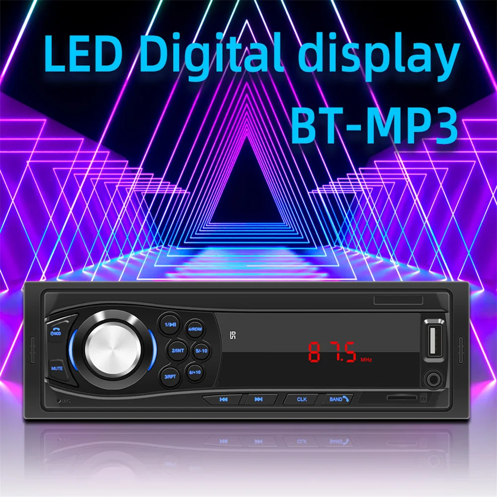 Оригинальный телефон 12 В автомобильный Bluetooth MP3 музыкальный плеер FM-радио двойной