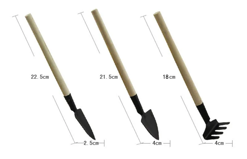 3 шт./компл. Домашний набор садовых инструментов балкон свою собственную мини
