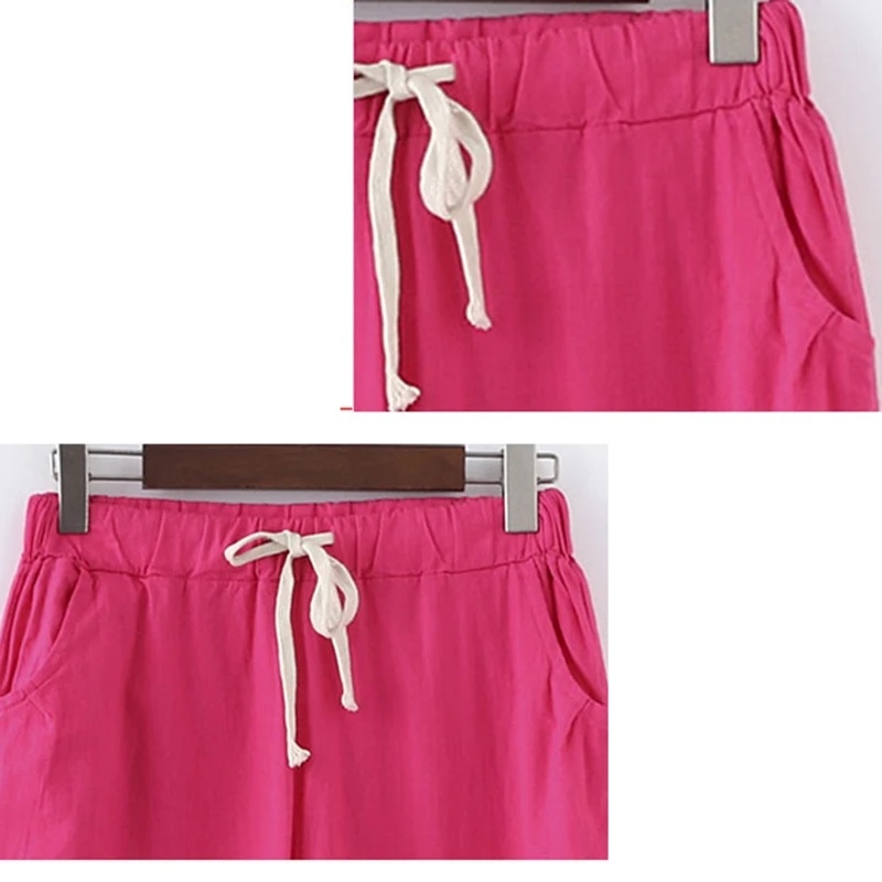 

2020 New Plus Size 3XL Summer Women Pants Linen Sweatpants Casual Harem Sports Pants Fashion Women Trousers