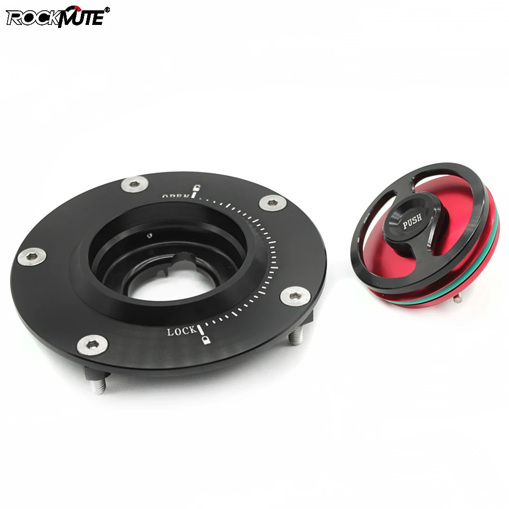 Motorcycle Push to Lock Fuel Tank Cap For Ducati Streetfighter 848 S / XDiavel Gas Petrol Cover | Автомобили и мотоциклы