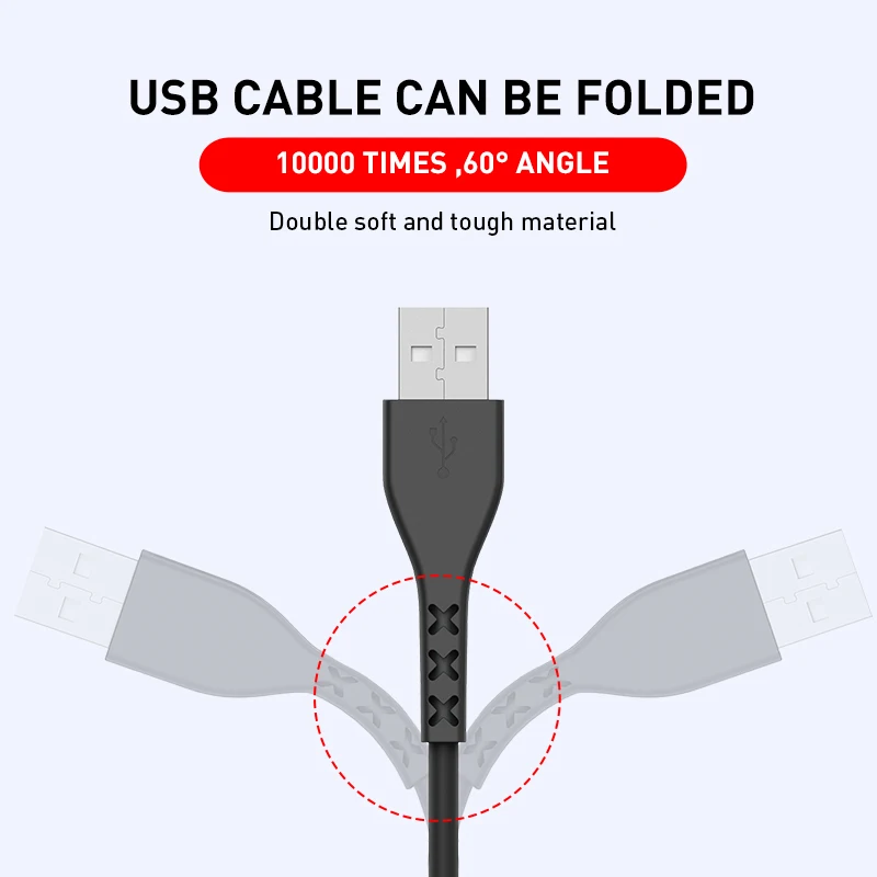 Кабель для зарядки Havit H68 с разъемом Type-C USB-кабель быстрой USB-C зарядное устройство