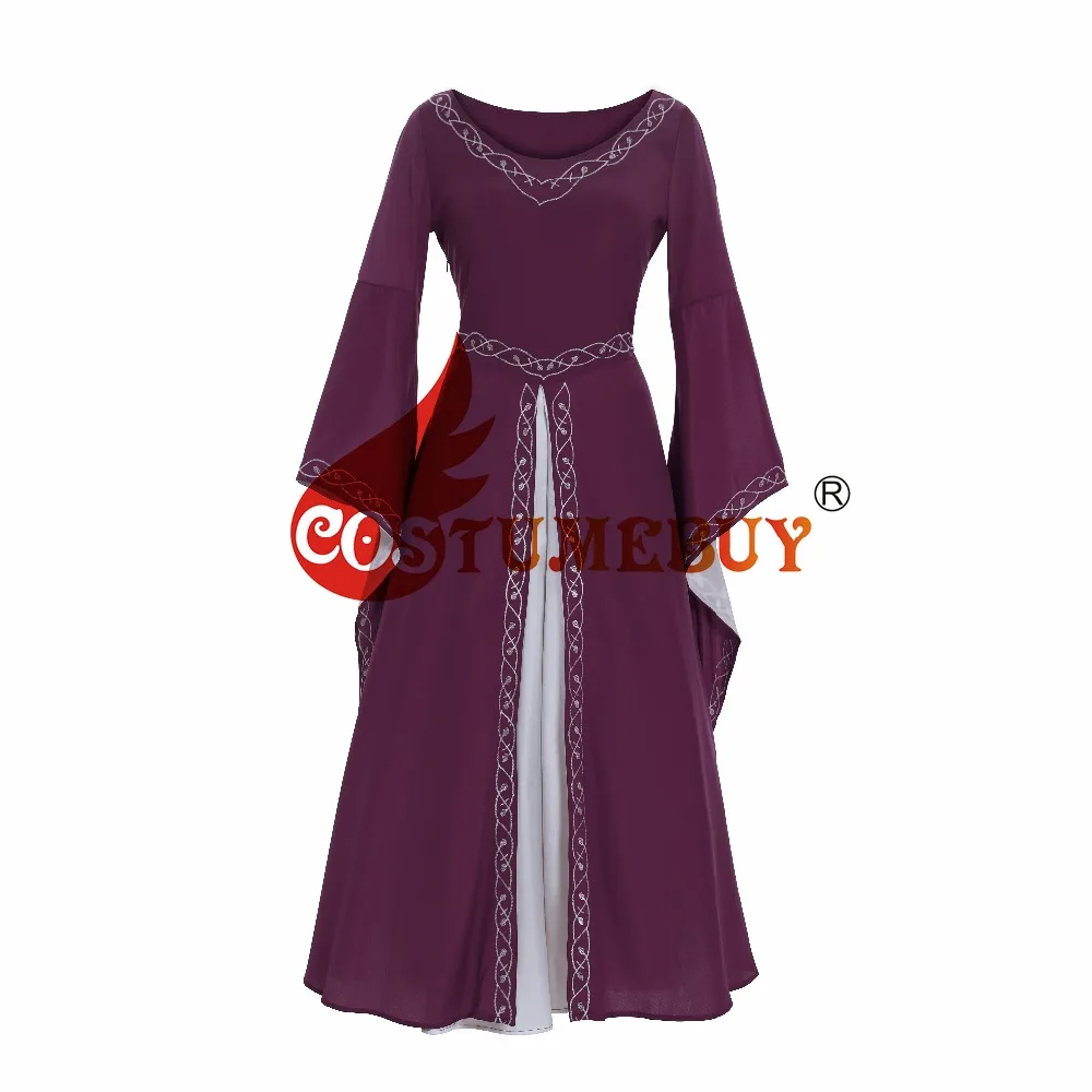 Costumebuy, средневековое платье, костюмы на Хэллоуин, для женщин, для косплея, Дворцовое благородное длинное платье, древнее платье принцессы с рукавами-колокольчиками