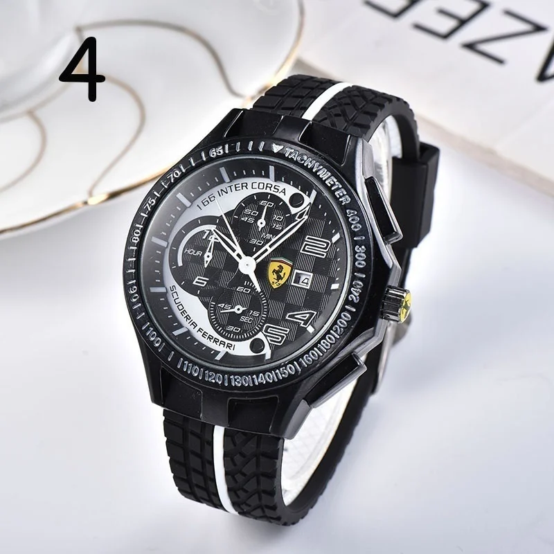 

2021 Ferrari-Tourbillon Quartz Watch New Arrivals Self-Wind Limited Edition Brand Luxury Men's and Women's Watch Clock 8697