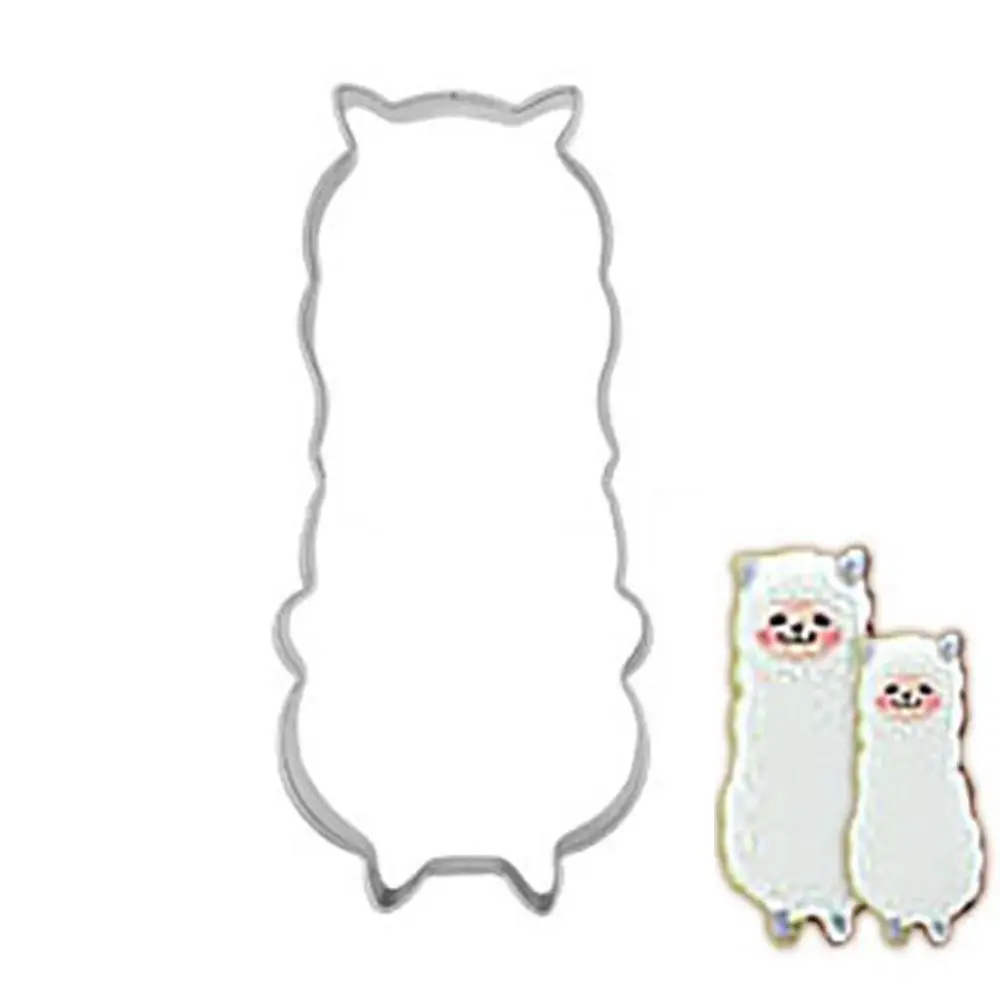 Альпака формочки для печенья Милая лама из нержавеющей стали животные формы