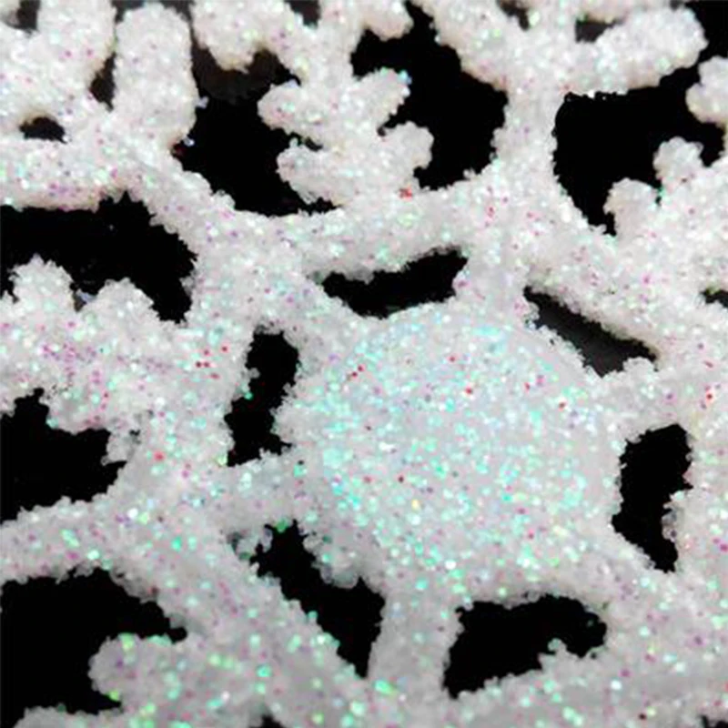 Рождественские украшения 10 см Φ 6 шт./компл. из пыльных снежинок украшение для