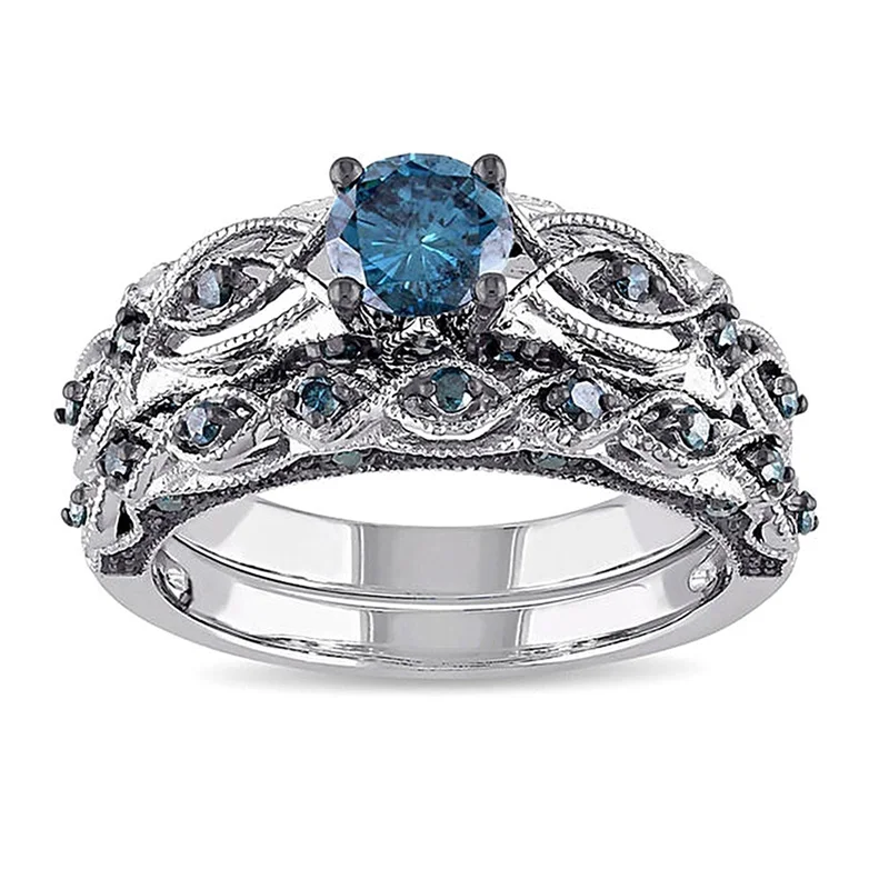 

FDLK Classic Lady Ring Fashion Luxury Couple Ring Wedding Bands Accessories Jewelry For Girl Women Valentine's Day Gift