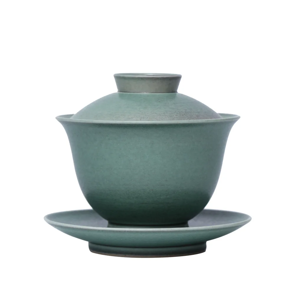 

150ml Small tureen Chinese Retro Handmade Random Texture Color Glaze High Temperature Firing Ceramic Teacup Porcelain teacup