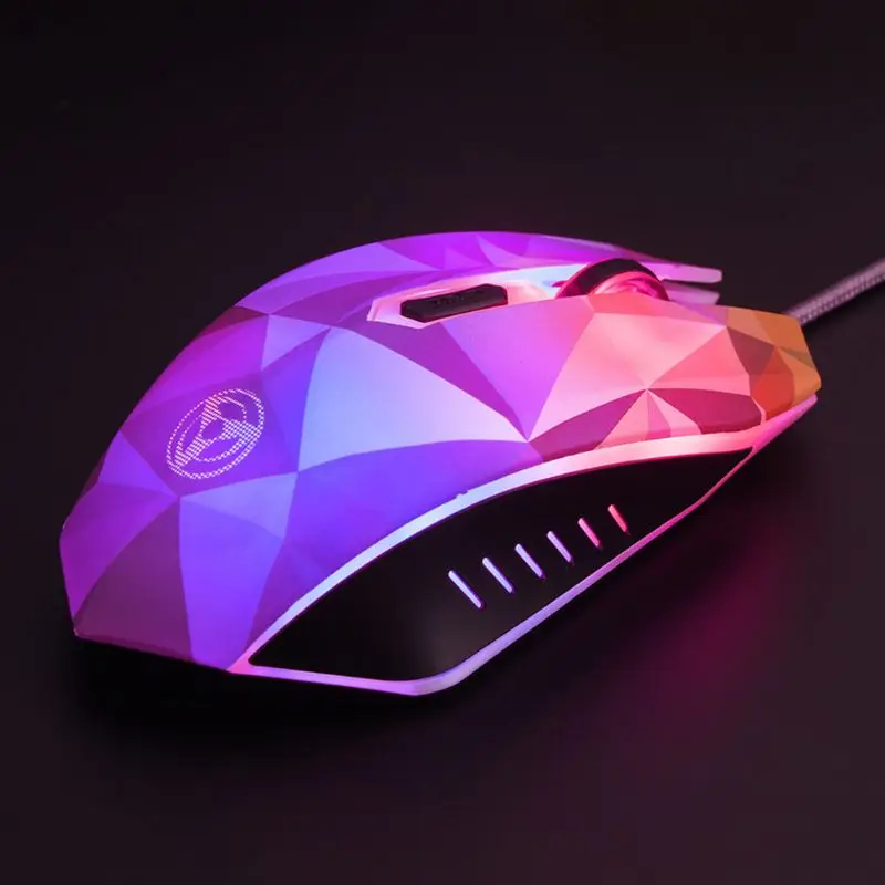 

Diamond Edition Gaming Mouse Wired Mouse Gamer Optical Backlight Mouse for Computer Laptop