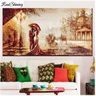 Алмазная Картина абстрактные европейские пары Романтическая любовь квадратная круглая дрель DIY алмазное искусство 5d мозаика полная вышивка продажа F419