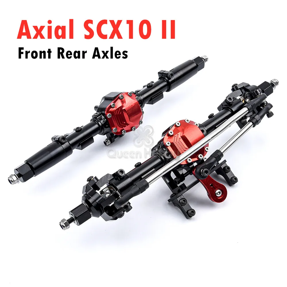 

Axial SCX10 II 1/10 Front Rear Straight Complete Alloy Axle for SCX10 II 90046 90047 RC Crawler Car Upgrade Parts