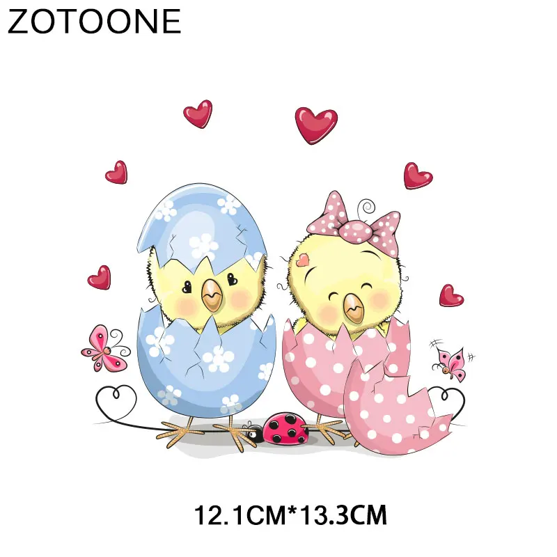 

ZOTOONE Cute Animal Monkey Bear Iron on Patch Transfers for Clothing T-shirt Applications DIY Heat Transfers Appliques Sticker E