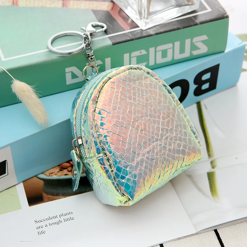 Новинка брелок для ключей из искусственной кожи с лазерным нулевым кошельком