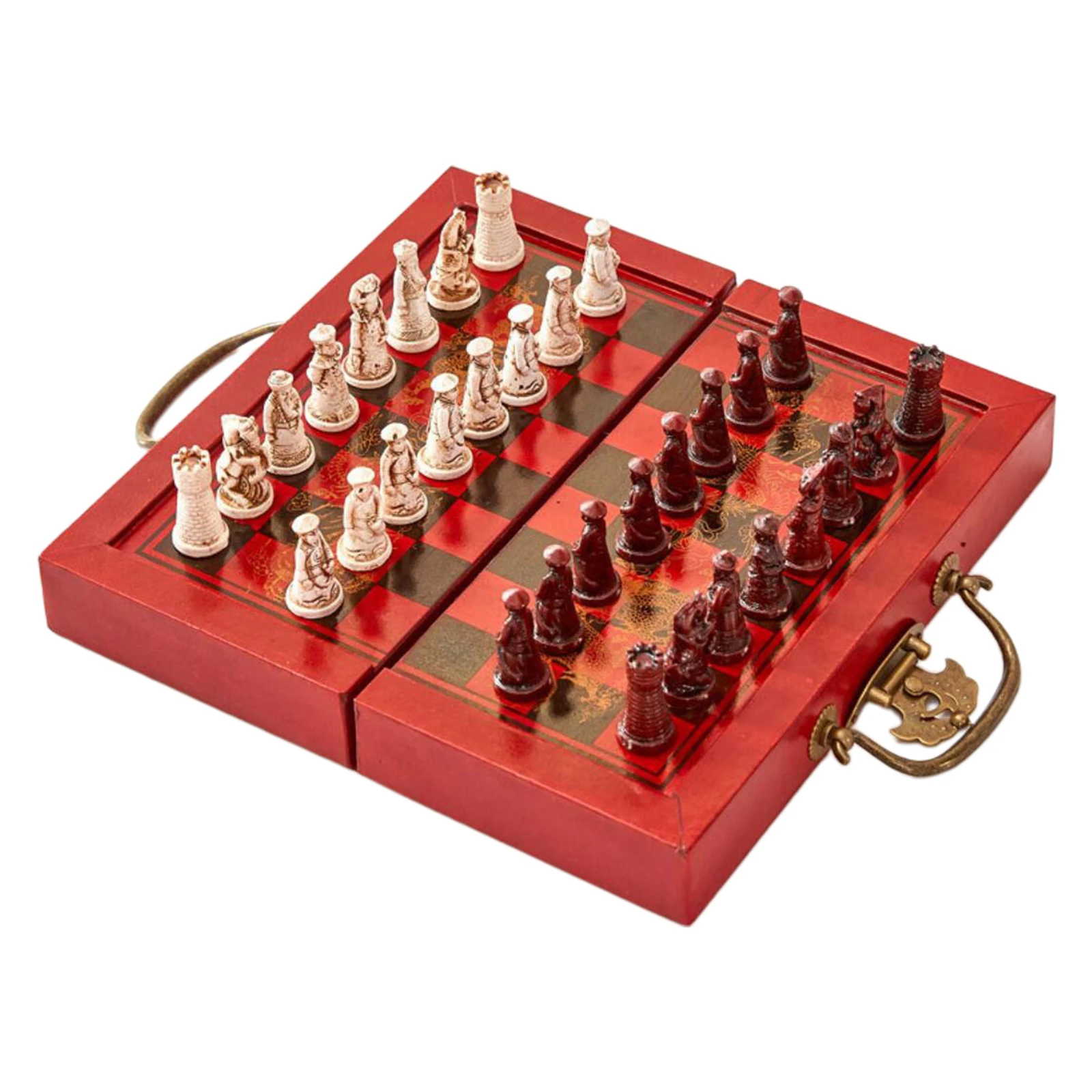 Набор шахматных фигурок для путешествий китайские старинные фигурки набор детей