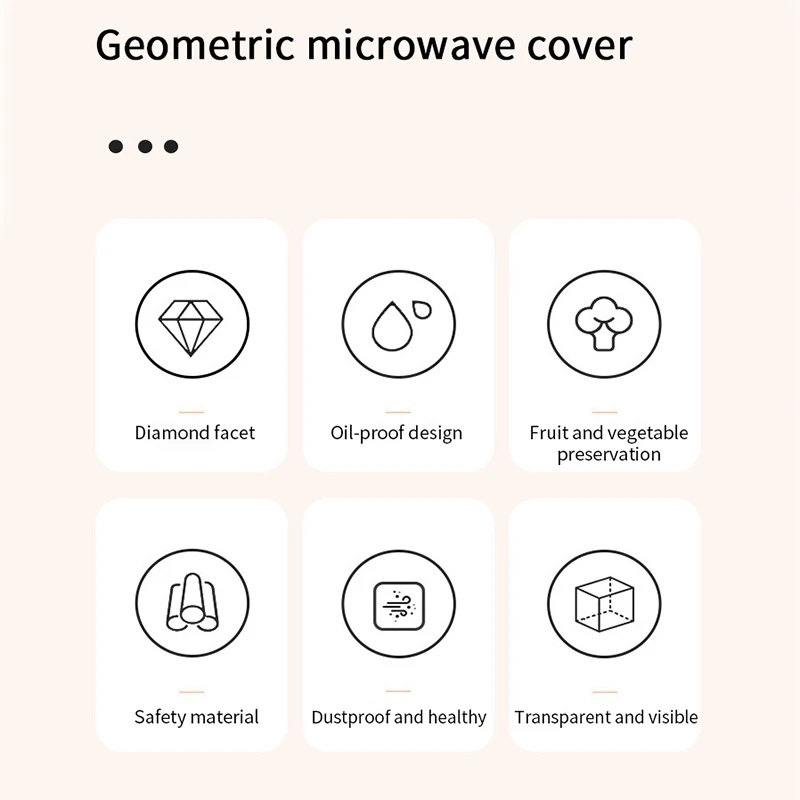 

Kitchen Microwave Cover Heating Insulation Cover Dust-Proof and Oil-Proof Kitchen Accessories Cover for Microwave