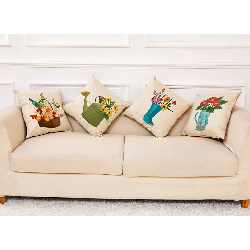 

Stylish vase Simplicity Home Decor For Living Room Accessories Pillow Cases For BedRoom Decoratiion House Cushion Cover 45x45cm