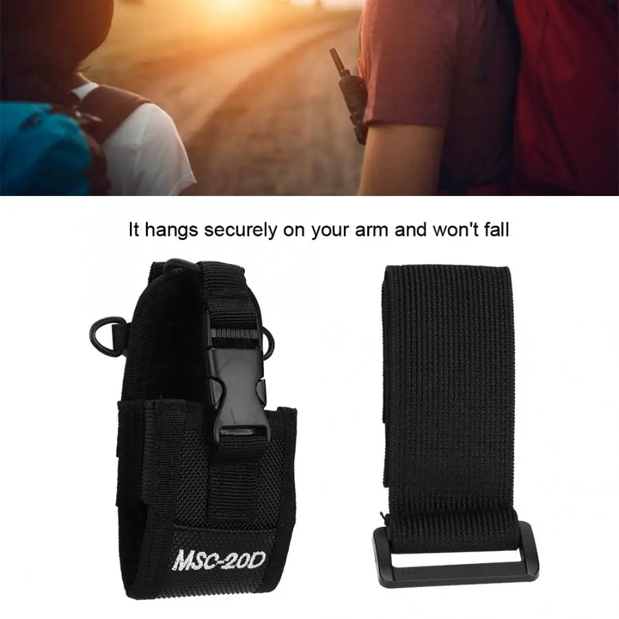 MSC-20D из нейлоновой чехол для иди и болтай Walkie Talkie BaoFeng UV-5R UV-5RA UV-5RB UV-5RC/5RE UV-B6 BF-888S TYT