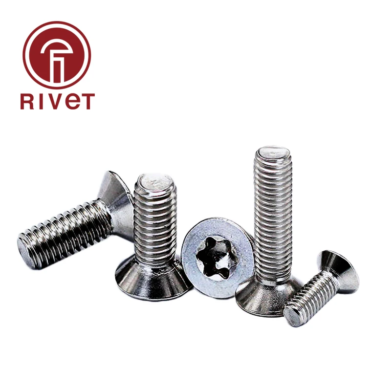 Шестилепестковый шестилепестковый винт Torx из нержавеющей стали M2.5 M3 M4 M5 304 A2 70 GB2673