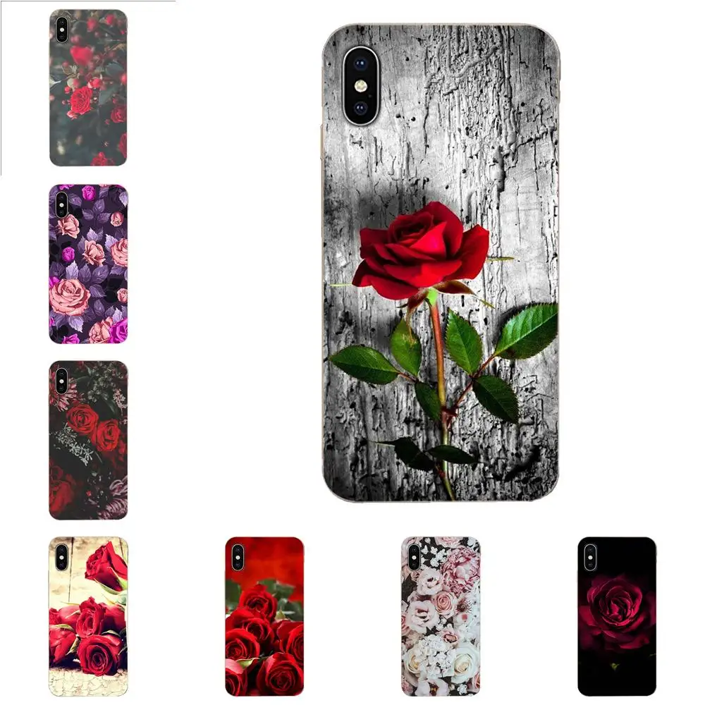 День Святого Валентина розы цветы для huawei P7 P8 P9 P10 P20 P30 Lite Mini Plus Pro Y9 Prime P Smart Z 2018 2019 Diy