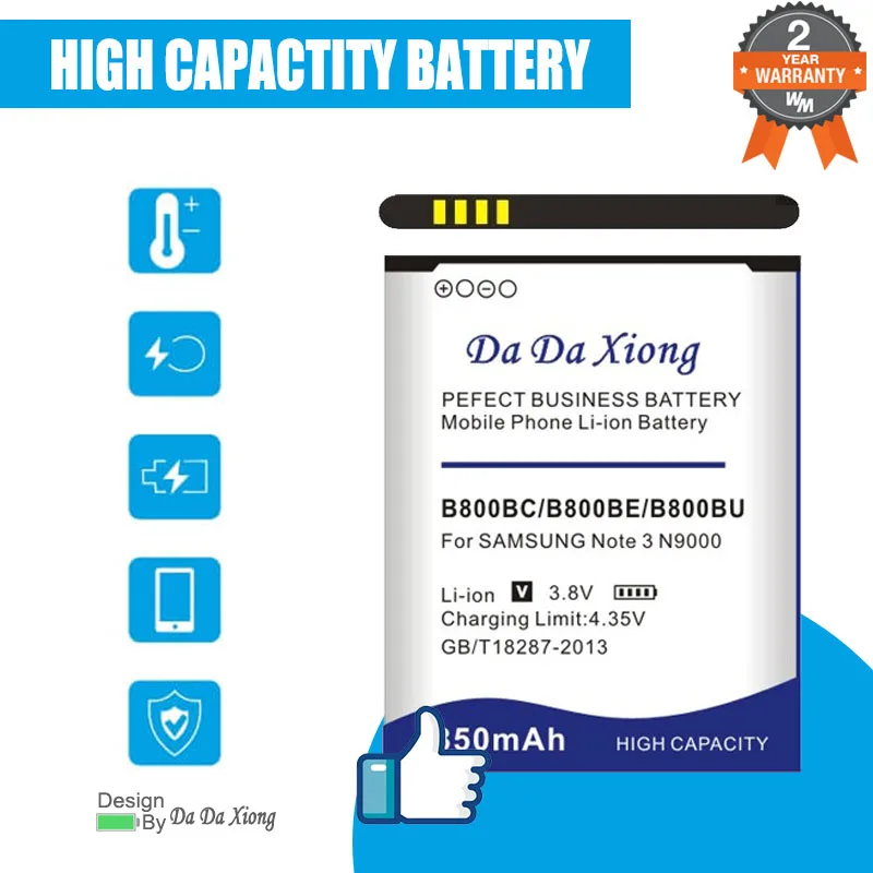 

B800BC B800BE/BU Battery 8400mAh For Samsung Galaxy Note 3 N9000 N9005 N900A N900 N9002 N9009 N9006 N9008 S
