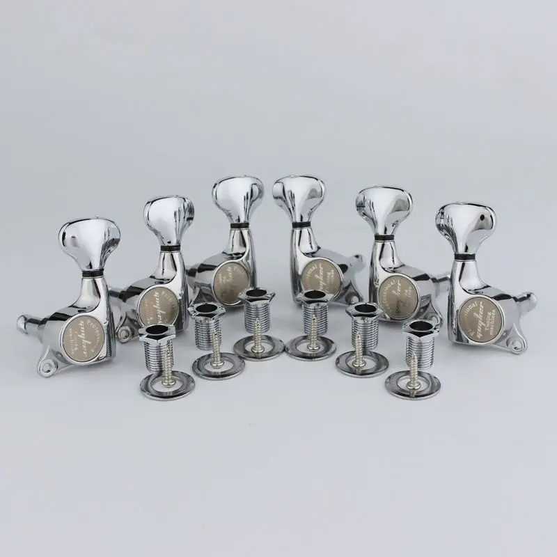 GUYKER хромированные серебряные тюнеры электрическая гитара головки тюнеры|Детали