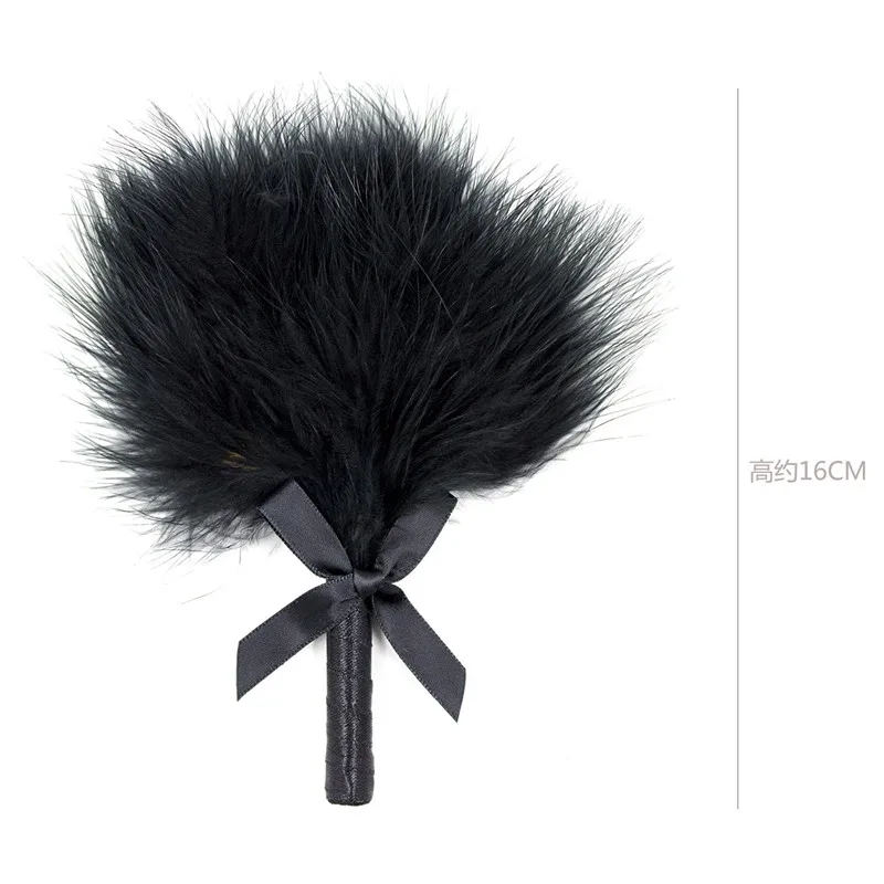 БДСМ секс бандаж секс-игрушки для пар Фетиш с перьями хлыст-флоггер порка раба см