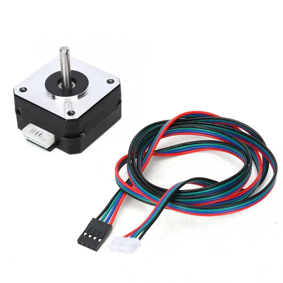 Nema 17 Stepper Motor 2 Phases 1.8 DC 4.1V 4-lead Step Fits for Titan Extruder | Обустройство дома