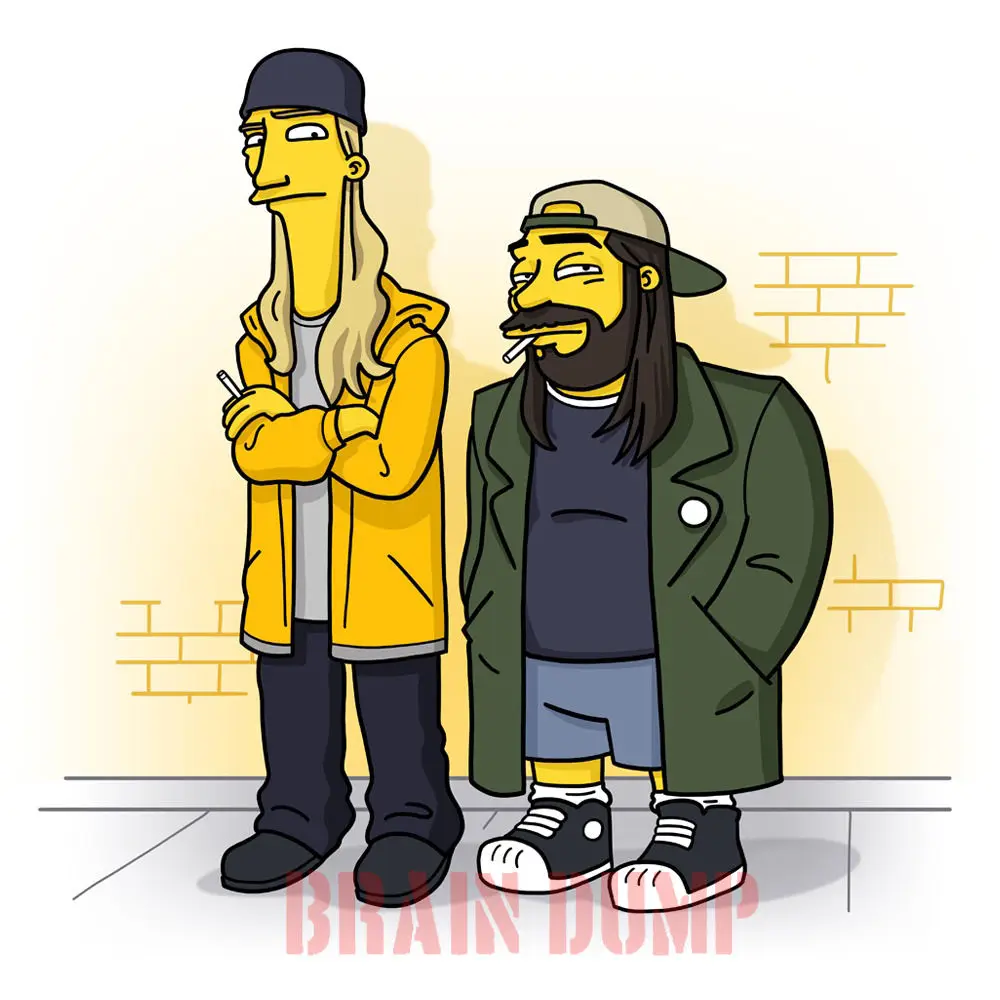 Jay And Silent Bob мужская белая изготовленная на заказ футболка классная Повседневная
