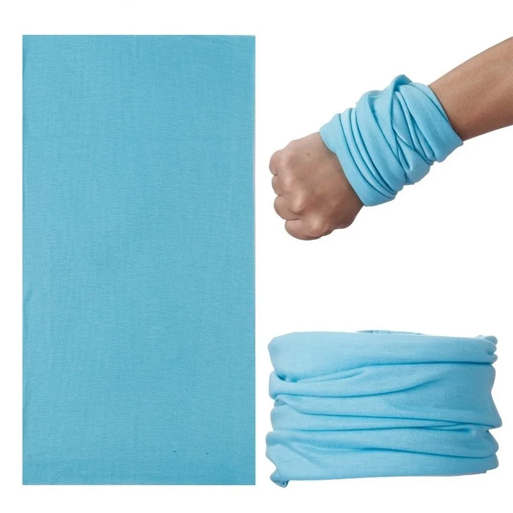 12 шт ветрозащитный головной платок сплошной цвет шеи гаитер шейный для зимы