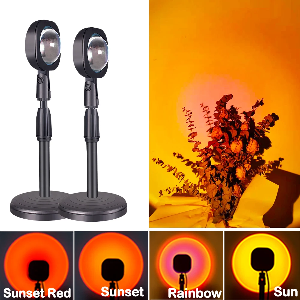 

Bedroom Night Lamp Net Red Projection Lamp Photo Background Rainbow Lamps Galaxy Projector Atmosphere Night Lights For Room