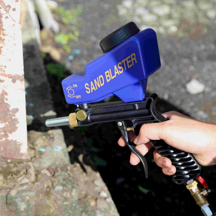 Портативные пескоструйные пистолеты Gravitys 150PSI пневматический небольшой Пескоструйный Аппарат Регулируемый 600cc пневматический Пескоструйный Аппарат