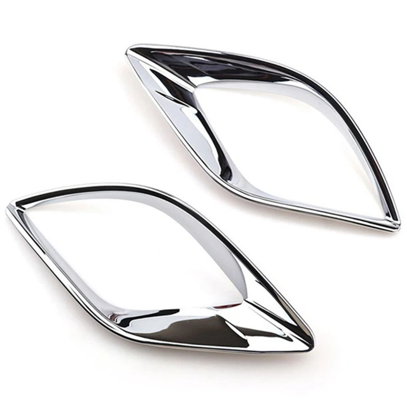 

Newfor Mazda Cx-5 Cx5 2012-2016 Chrome Rear Bumper Reflector Fog Light Lamp Cover Trim Molding Garnish Frame Bezel