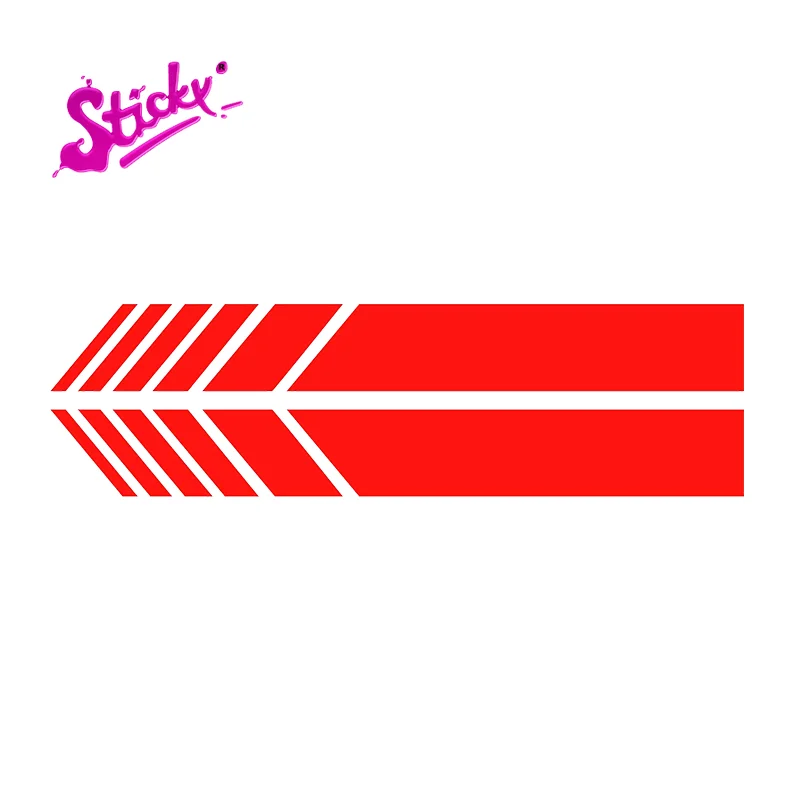 

STICKY Simple Cool Laser Rearview Mirror Body Car Sticker Waterproof PVC Car Sticker Decoration Creative Stickers