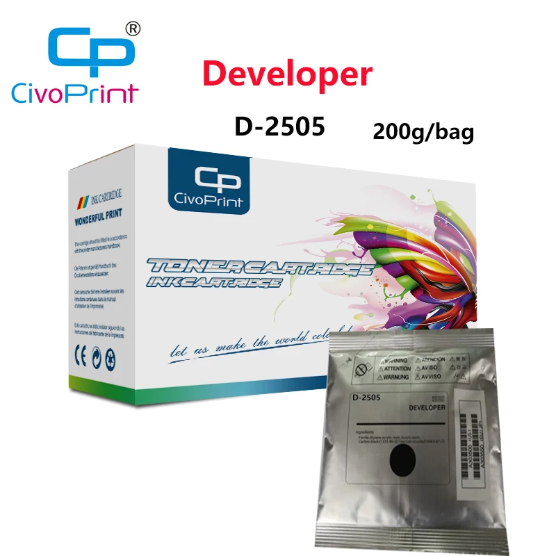 Civoprint 2505 Toshiba Copier Parts Developer 6LJ83445000 D-2505 For Toshiba 2505 2505H 2505F 2006 2306 2506 2307 2507 200g/bag