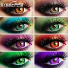 Цветные контактные линзы EYESHARE для косплея для глаз, 1 пара, синие, зеленые контакты ed, аниме, Хэллоуин, ежегодная красота, макияж, сумасшедшие линзы