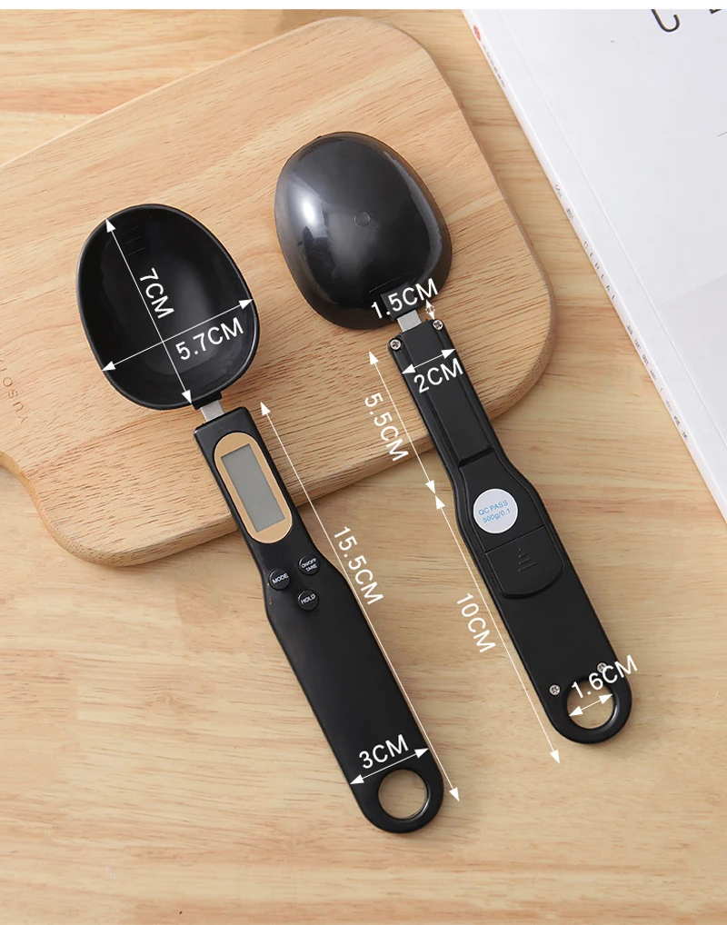 Портативная ложка с ЖК-дисплеем 500 г/0 1 г мерная ложка-весы | Дом и сад