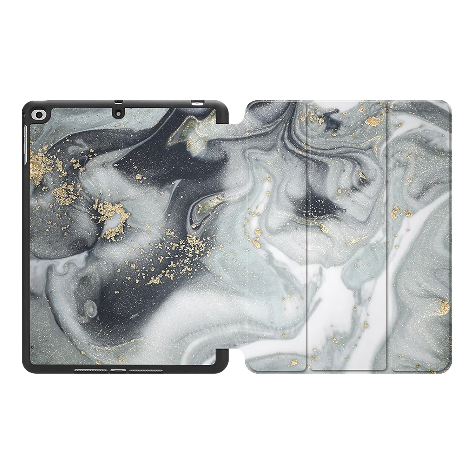 IPBC02 MTT чехол для Apple iPad 9,7 дюймов Мягкий ТПУ+ из искусственной кожи флип смарт-чехол для iPad Air 1 Air 2 9,7 ''мраморная текстура чехол для планшета - Цвет: IPBC02