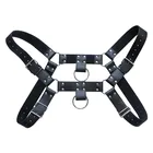 Утолщенная кожаная нагрудная портупея для мужчин, в стиле панк, готический, для геев, БДСМ, упряжь для тела, ремни, с пряжкой, для мужчин, фетиш, мужские топы