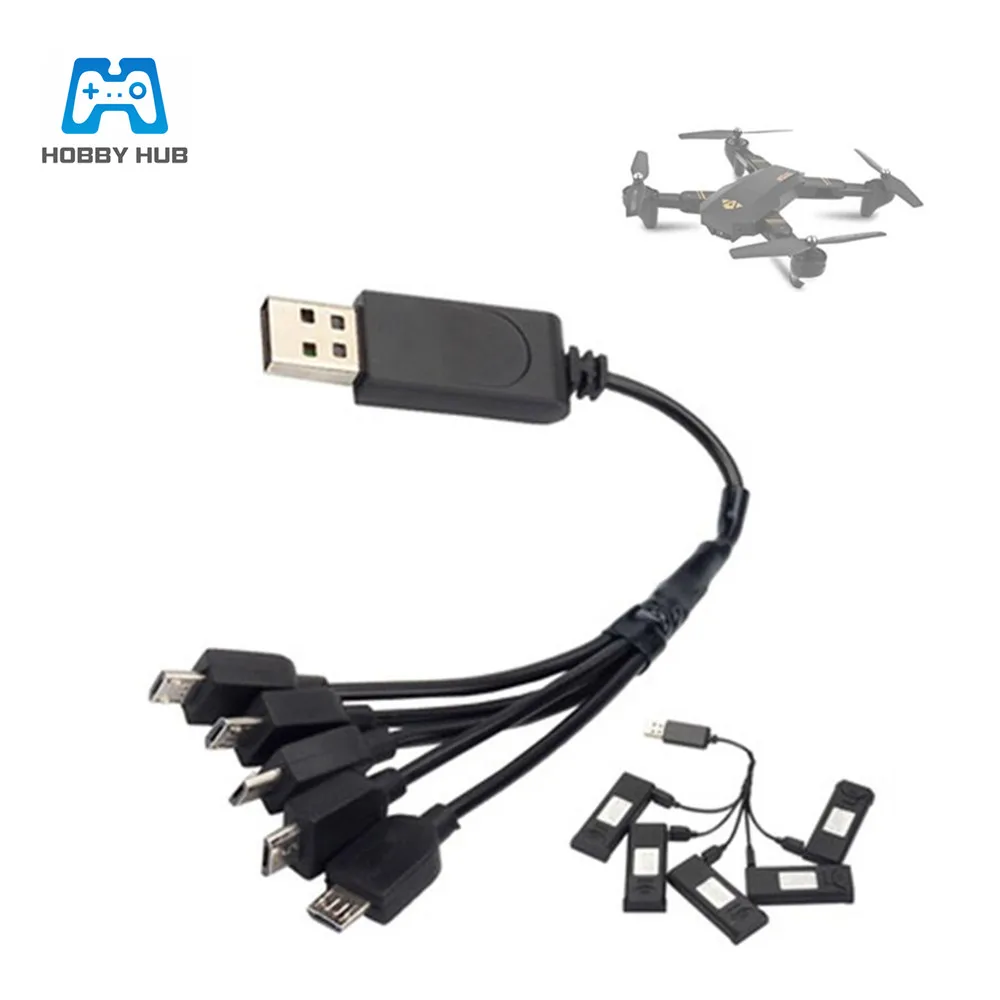 5 в 1 зарядное устройство для Visuo Xs809w Xs809 Xs809hw многозарядный кабель вертолет acssory Rc