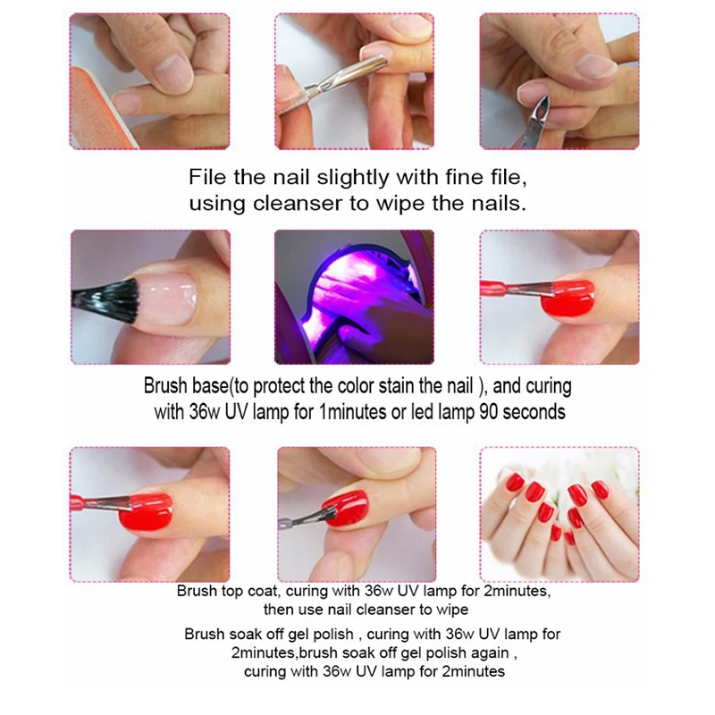 Mshing99 гель NaiPolish 6 шт./лот для маникюра Полупостоянный Vernis верхнее покрытие