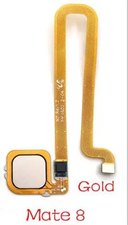 Mate 8 gold Для HUAWEI Mate 7 8 9 10 20 lite Pro Главная Кнопка отпечатков пальцев Touch ID сенсор гибкий кабель ленты запасные части - Цвет: Mate 8 gold