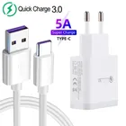 Кабель USB Type-C 5A для Oneplus Nord 2 N10, быстрая зарядка USB C, QC 3,0, зарядное устройство для Xiaomi Redmi 8, 8A, 9s, Note 7, 8T