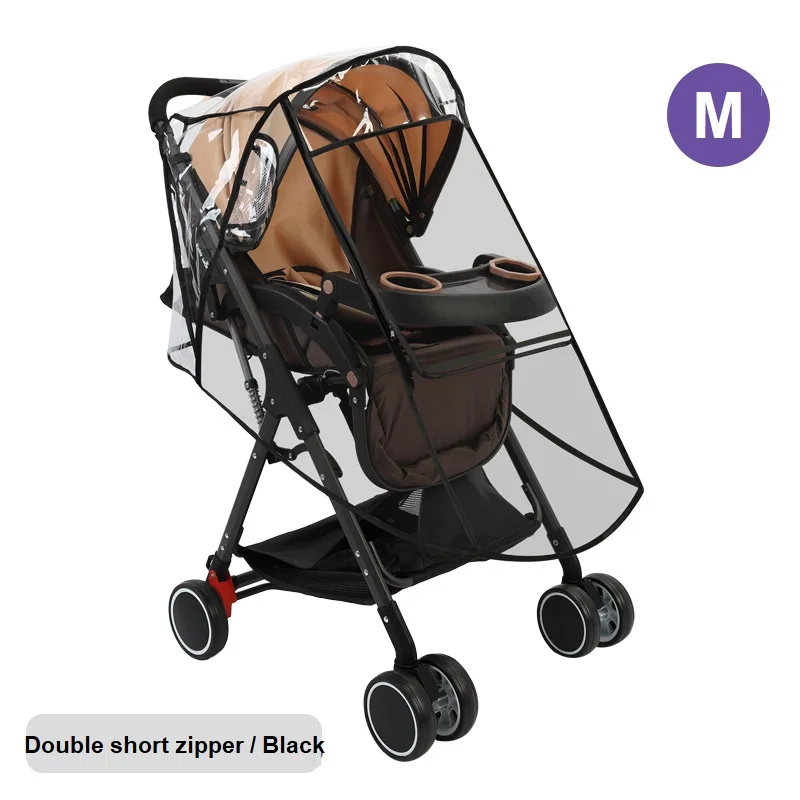 Universal Baby Stroller Accessories Rain Cover and Waterproof Stroller Cover Snow Protection Winter Accessories for Stroller - Цвет: As the picture