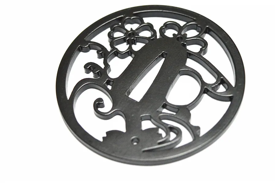 Металлический Железный защитный меч для японской Катаны/вакидзаси/Танто Набор