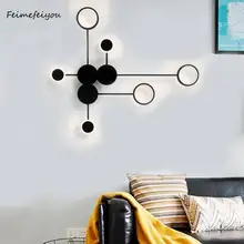 Nordic Modern Wall Lamp Led Minimalist Wall Light  Living Room Bedroom Staircase Light Home Decoration Bedside Wall Sconce Lamps