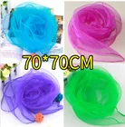 Шарф женский квадратный однотонный, 70 Х70 см, 2021