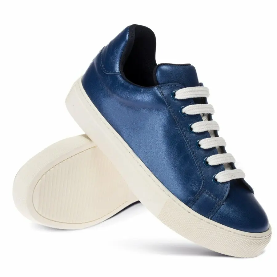 

Sneakers Women Deery, Genuine Leather Blue Women'S Sneaker