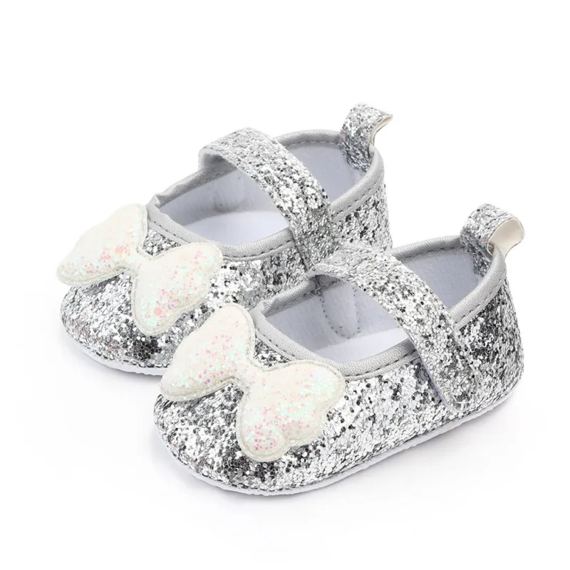 

Sweet Baby Girls Prewalker Big Bow Dance Shoes Toddler Baby Princess Shoes Casual Toddler Soft Soled First Walkers