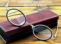 limited round style 50s special made high class reading glasses with clara vida pu case 1 1 5 2 2 5 3 3 5 4