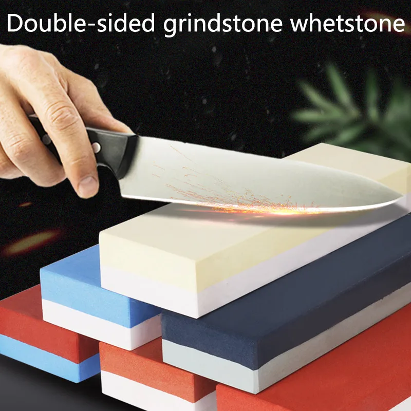 

Professional Knife Sharpener Whetstone Sharpening Stones Grinding Stone Water Stone Kitchen Tool 2-IN-1 240 600 1000 3000 Grit
