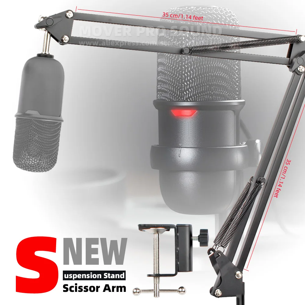 Настольный подвесной микрофон ножничный кронштейн для микрофона HyperX SoloCast Hyper X Solo